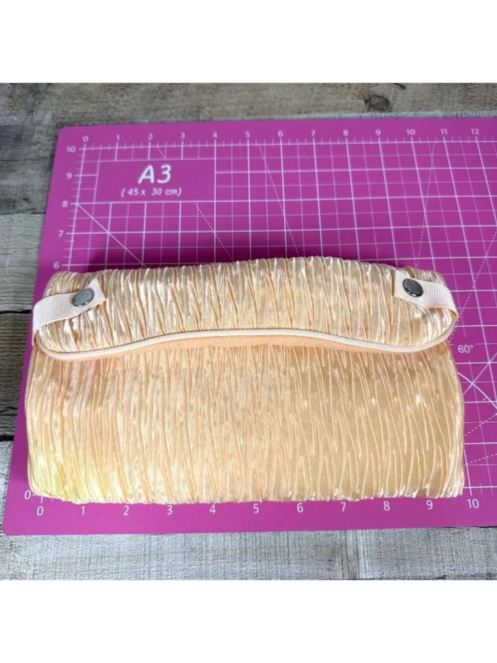 VTG Luxury Karl Lagerfeld Travel Vanity Cosmetic Jewelry Organizer Roll Clutch - Picture 16 of 16